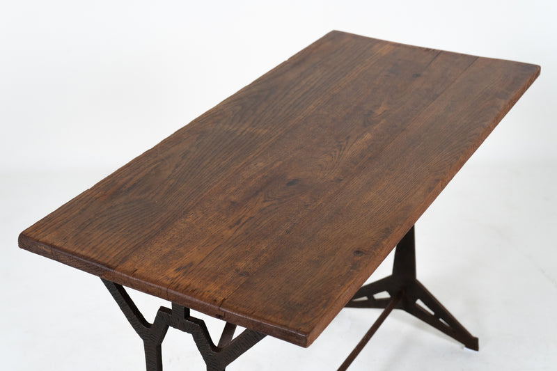 A French Oak Bistro Table, c. 1930