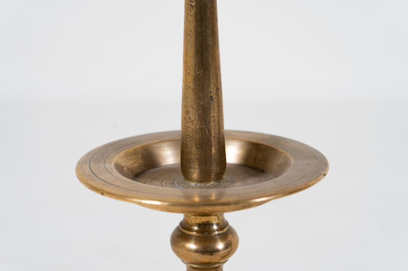 A Pair of Brass Candle Holders, France c.1900
