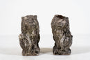 A Pair of Antique Limestone Lions, France c.1900