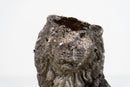 A Pair of Antique Limestone Lions, France c.1900