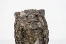 A Pair of Antique Limestone Lions, France c.1900