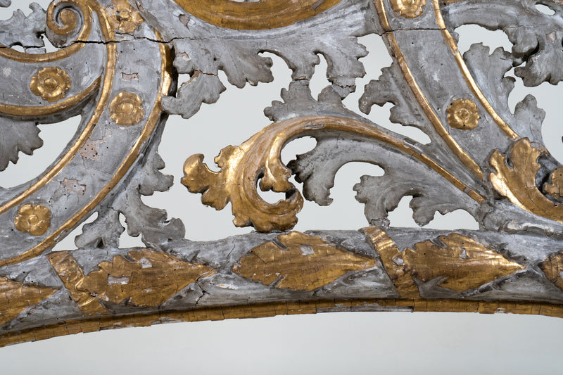 A Large Carved and Gilt Architectural Carving, C. 1780