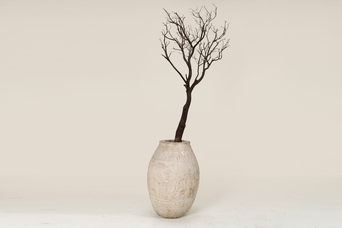 A Chinese Stone Urn