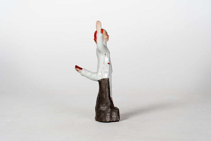 A Porcelain Figure of a Man