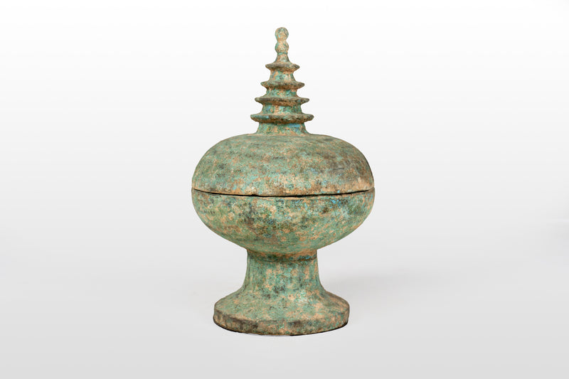 Brass Offering Urn with Lid