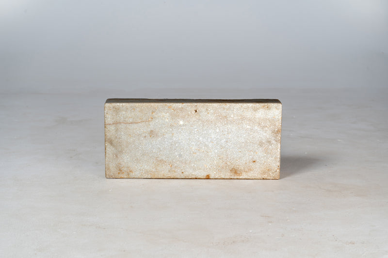 Marble Votive Holder with Arched Designs