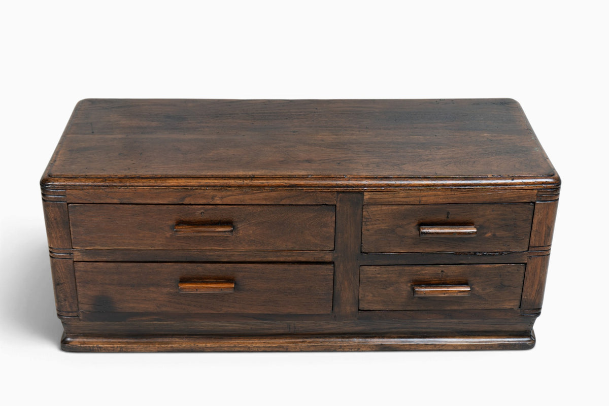 A Wooden Art Deco Chest