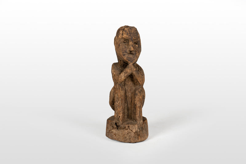 Wooden Figure of a Nepalese Ancestor Guardian
