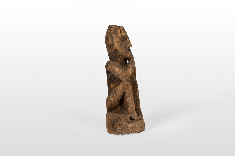 Wooden Figure of a Nepalese Ancestor Guardian