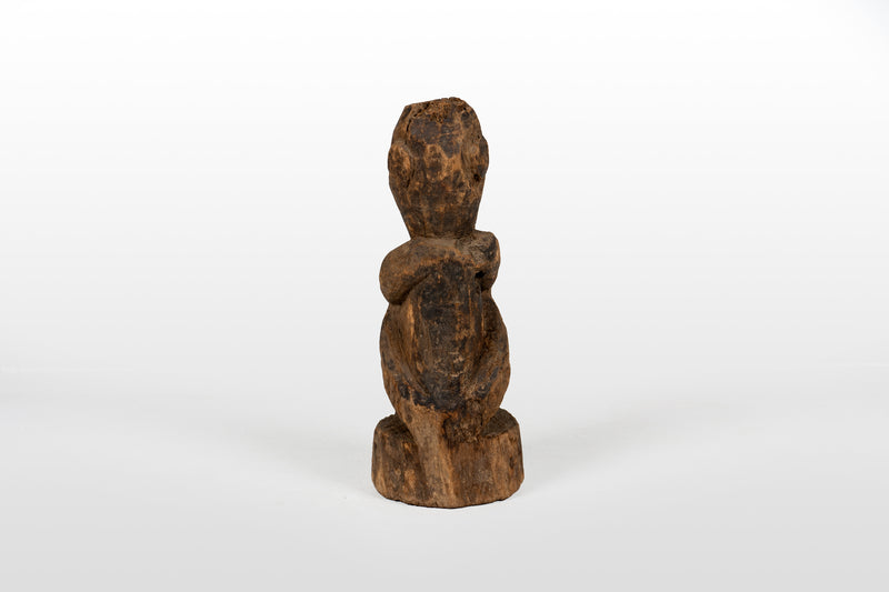 Wooden Figure of a Nepalese Ancestor Guardian