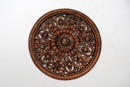 Flower wood carving