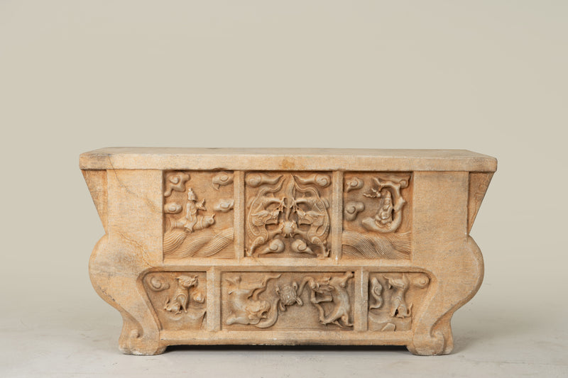 Butterfly-Shaped Marble Altar Table