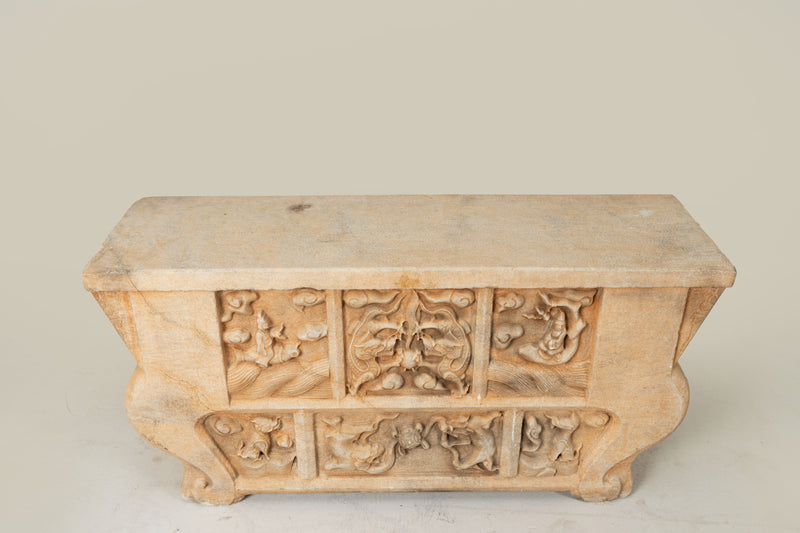 Butterfly-Shaped Marble Altar Table