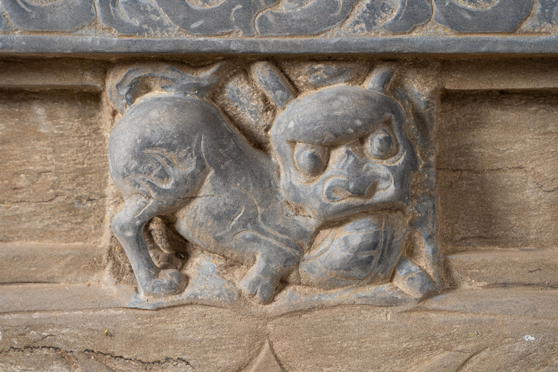 A Chinese Stone Column Base