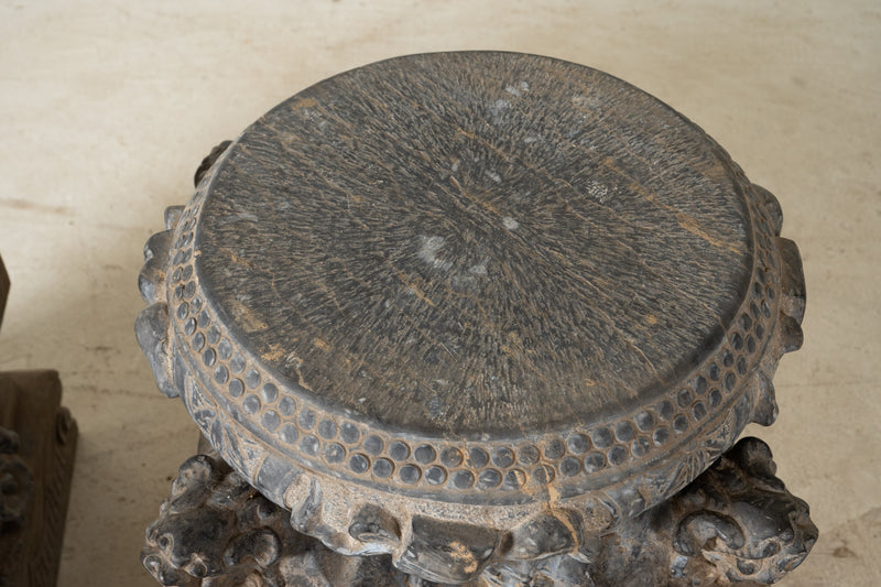 A Chinese Stone Column Base
