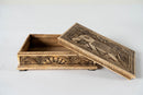 Camel Bone Box with Carvings