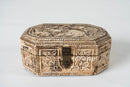 Camel Bone Box with Carvings