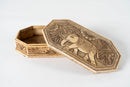 Camel Bone Box with Carvings