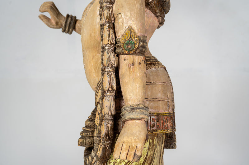 A Wooden Dancing Angel