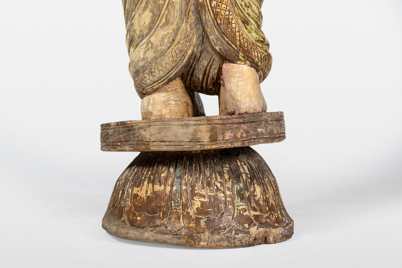 A Wooden Dancing Angel