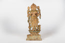 Wooden Sculpture of God Vishnu