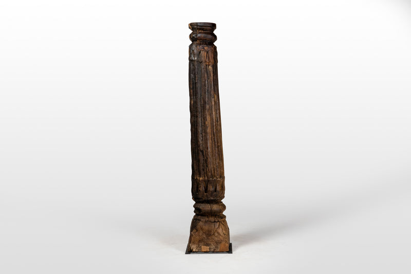 Structural Columns Modified into Candle Pedestal