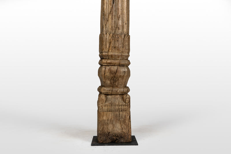 Structural Columns Modified into Candle Pedestal