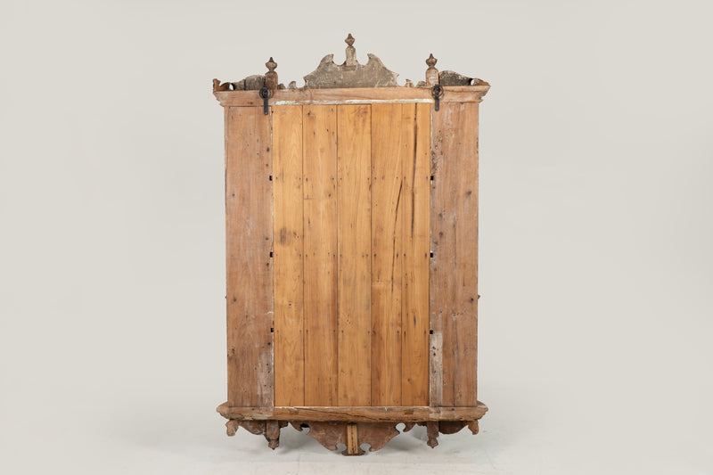 A Wall Mirrored Cabinet with Storage and Shelving