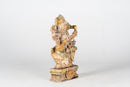 Goddess Saraswati Playing Veena on a Lotus Base