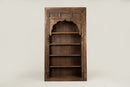 An Indian Carved Arch Modified into Bookshelf
