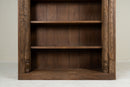 An Indian Carved Arch Modified into Bookshelf