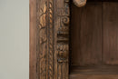 An Indian Carved Arch Modified into Bookshelf