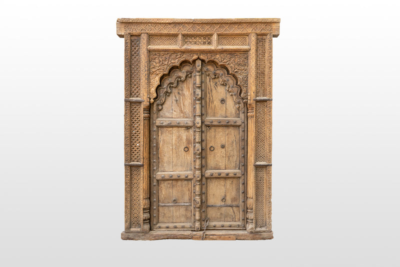 A Monumental Antique Indian Doorway