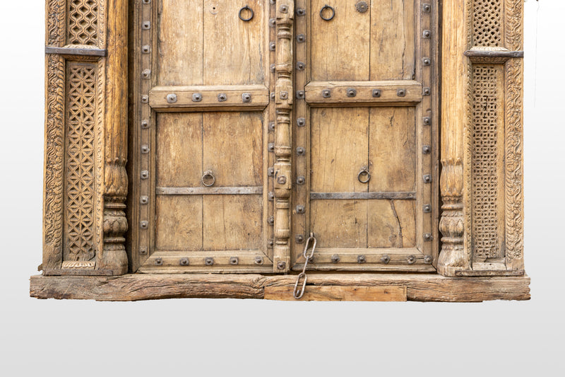 A Monumental Antique Indian Doorway