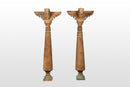 A Pair of Wooden Chettinad Columns
