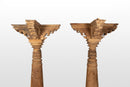 A Pair of Wooden Chettinad Columns