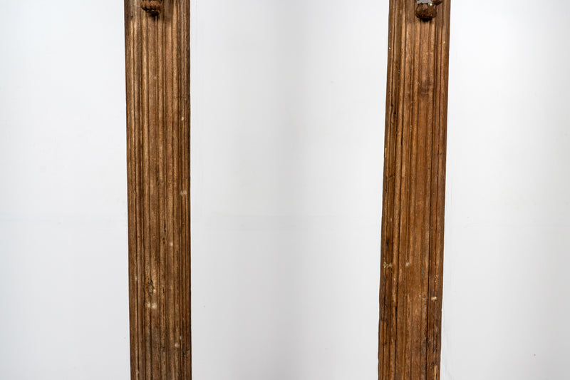 Wooden Columns with Brackets