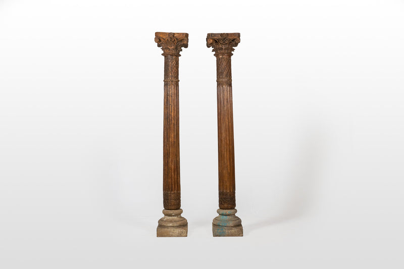 Wooden column