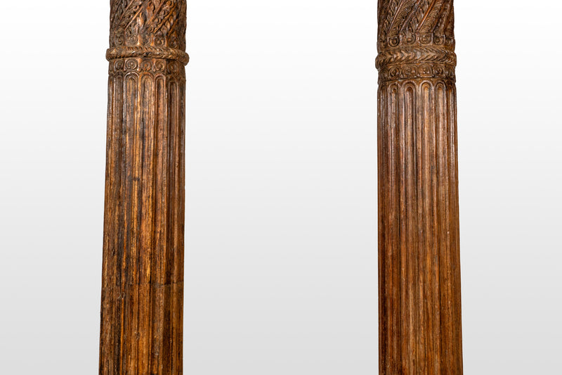 Wooden column