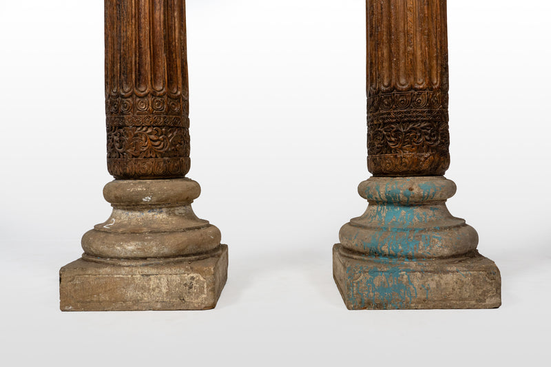 Wooden column