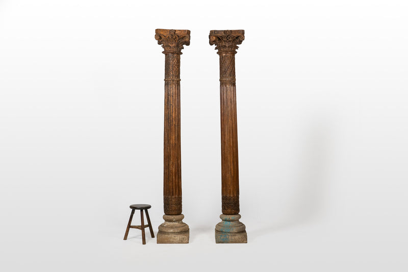 Wooden column