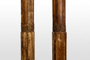 A Pair of Corinthian Indian Wooden Columns