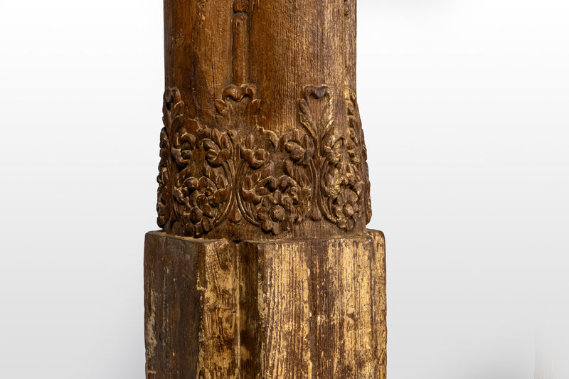 Wooden column