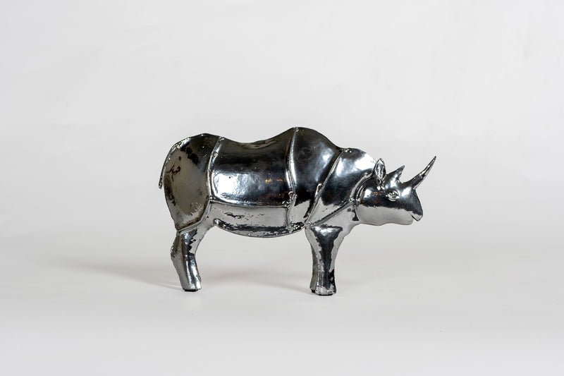 A Metal Standstill Rhinocerous