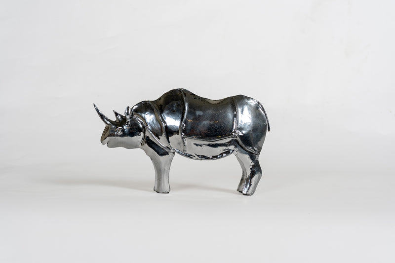 A Metal Standstill Rhinocerous