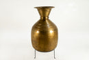 A Monumental Amphora Brass Vase