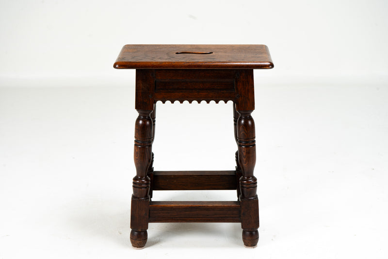 A French Oak Joint Stool