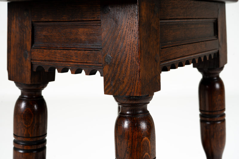 A French Oak Joint Stool