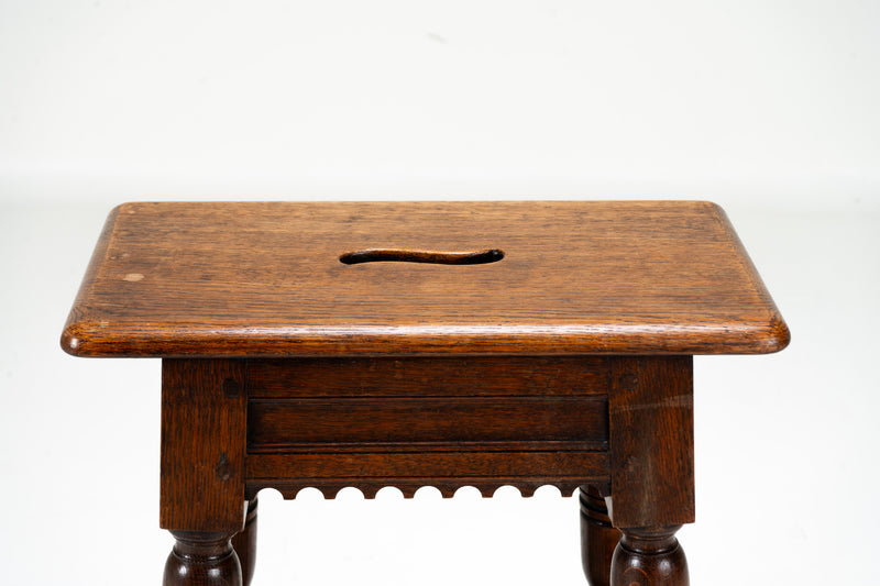 A French Oak Joint Stool