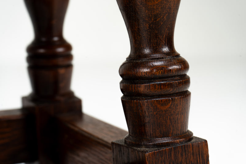 A French Oak Joint Stool